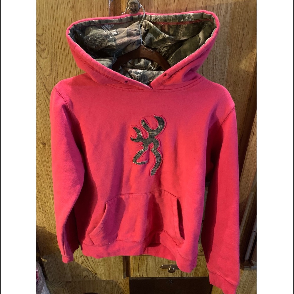Thick pink hoodie